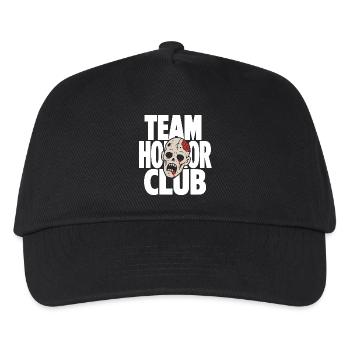 Team Horror Club Zombie Kopf - Kinder Basecap - Schwarz - Vorne