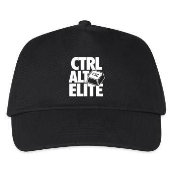 Ctrl Alt Elite Programmierer - Kinder Basecap - Schwarz - Vorne