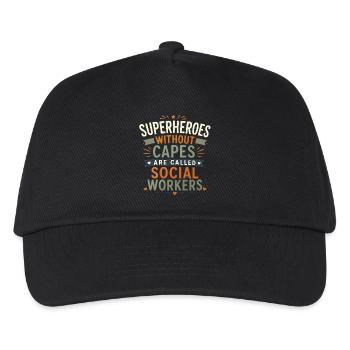 Sozialarbeiter-Geschenk für Schul-LCSW - Kinder Basecap - Schwarz - Vorne