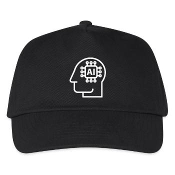 Ai, Artificial Intelligence, AI Technology - Kids’ Baseball Cap - black - Front