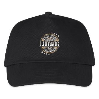 Ludwig - Kinder Basecap - Schwarz - Vorne