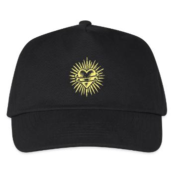 Heart Sun Radiant Heart - Kids’ Baseball Cap - black - Front