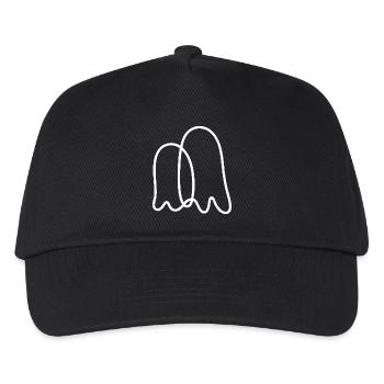 Minimalist Line Spirit Print - Kids’ Baseball Cap - black - Front