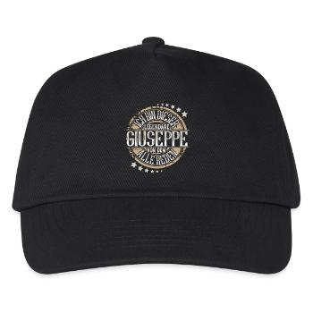 Giuseppe - Kinder Basecap - Schwarz - Vorne