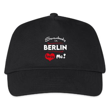 Berlin Stadt Urban T-Shirt City Heimatliebe Town - Kids’ Baseball Cap - black - Front
