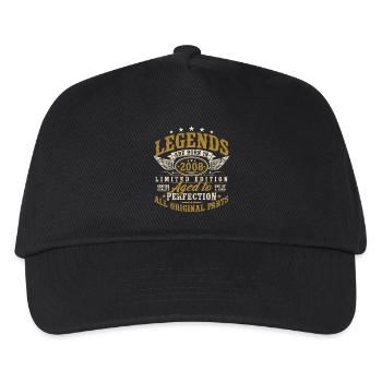 Cadeau rétro vintage d’anniversaire 2008 - Casquette de baseball Enfant - noir - Devant