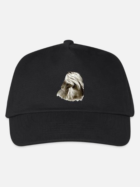 Mähnenwunder - Kinder Basecap - Schwarz
