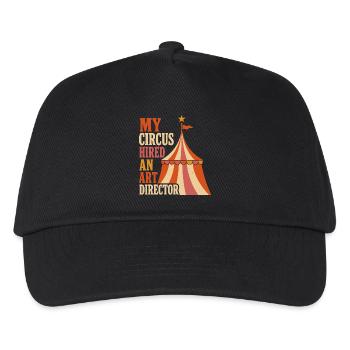 My Circus Hired an Art Director - Kinder Basecap - Schwarz - Vorne