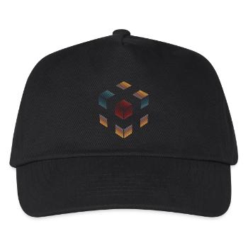 CUBE CROSSING - Kinder Basecap - Schwarz - Vorne