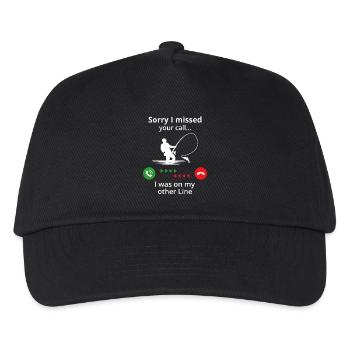 lustiges Angelgeschenk für Fischer - Kinder Basecap - Schwarz - Vorne