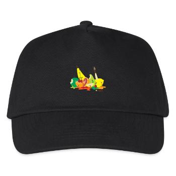 Ermordetes Obst - Kinder Basecap - Schwarz - Vorne