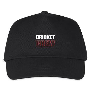 Cricket Crew - Kinder Basecap - Schwarz - Vorne