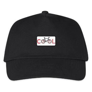 cool bike bike - Kids’ Baseball Cap - black - Front