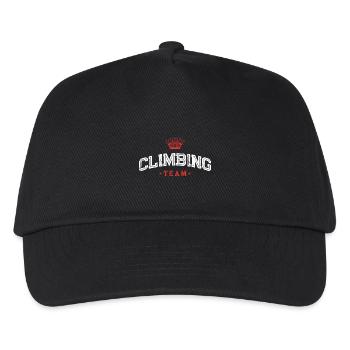 Climbing Team - Kinder Basecap - Schwarz - Vorne