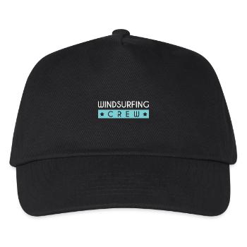 Windsurfing Crew - Kinder Basecap - Schwarz - Vorne