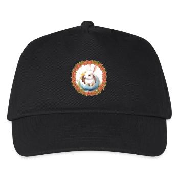 Easter Bunny Easter Egg Easter Bunny Bunny Rabbit Egg - Kids’ Baseball Cap - black - Front