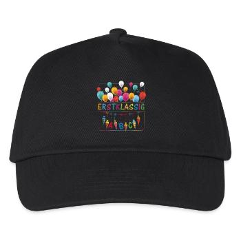 Erstklassig Schultüten ABC Luftballons - Kinder Basecap - Schwarz - Vorne
