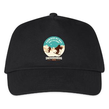 Snowbombing 2025 - Kinder Basecap - Schwarz - Vorne