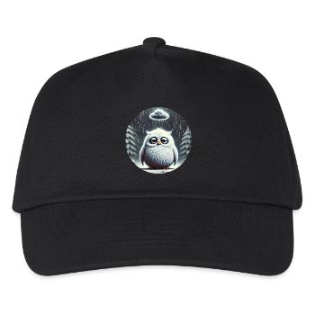 Chouette Triste sous la pluie verglaçante - Casquette de baseball Enfant - noir - Devant