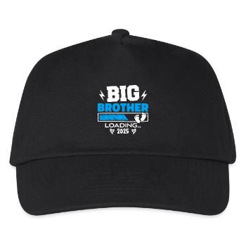 Big Brother Loading 2025 Promoted To Big Brother - Kids’ Baseball Cap - black - Front