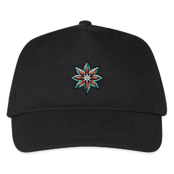 Icône de flocon de neige - Casquette de baseball Enfant - noir - Devant