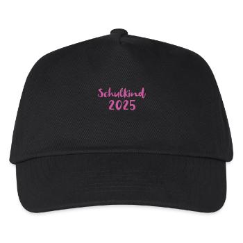 Schoolchild 2025 - Kids’ Baseball Cap - black - Front