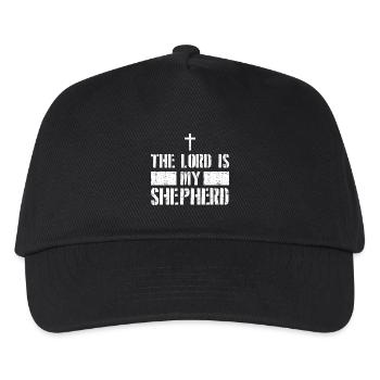 Jesus Mein Hirte Christlich Glaube - Kinder Basecap - Schwarz - Vorne