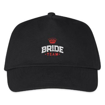 Équipe de la mariée - Casquette de baseball Enfant - noir - Devant