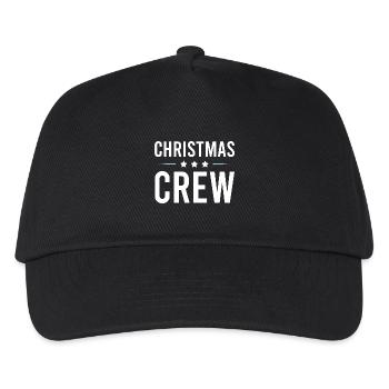 Christmas Crew - Kinder Basecap - Schwarz - Vorne