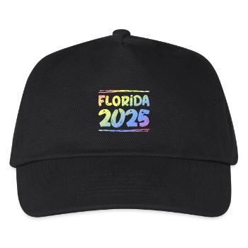 Florida 2025 Colorful - Kids’ Baseball Cap - black - Front