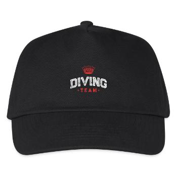 Diving Team - Kinder Basecap - Schwarz - Vorne