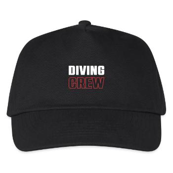 Diving Crew - Kinder Basecap - Schwarz - Vorne