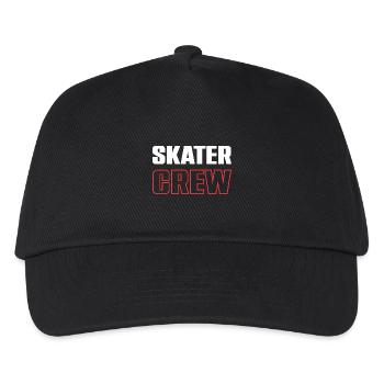 Skater Crew - Kids’ Baseball Cap - black - Front