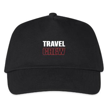 Travel Crew - Kids’ Baseball Cap - black - Front