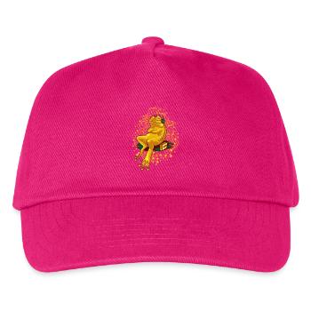 FROGGIE RELAX MODE - Kinder Basecap - Fuchsia - Vorne