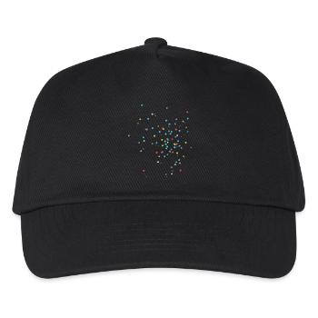 Konfetti - Kinder Basecap - Schwarz - Vorne
