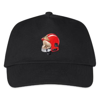 firefighters helmet - Kids’ Baseball Cap - black - Front