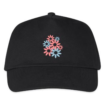 Spring Flowers - Kids’ Baseball Cap - black - Front