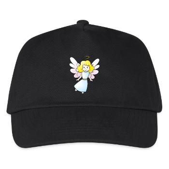 Engel - Kinder Basecap - Schwarz - Vorne