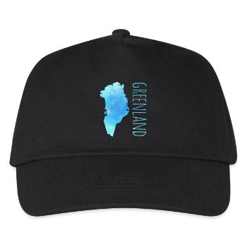 greenland - Kids’ Baseball Cap - black - Front