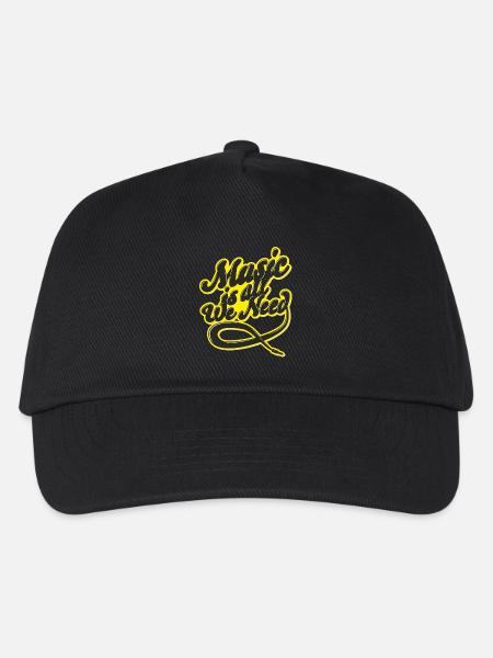 Music is all we need - Kinder Basecap - Schwarz