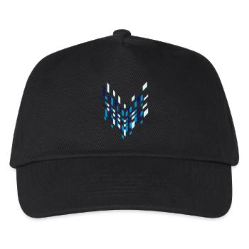 Graphic arrow - Kids’ Baseball Cap - black - Front
