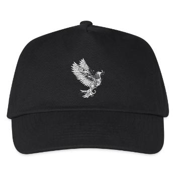 White Pigeon - Kids’ Baseball Cap - black - Front