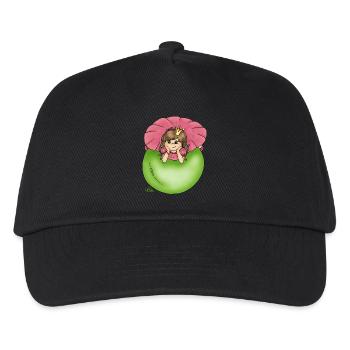 Princesse au petit pois - Casquette de baseball Enfant - noir - Devant