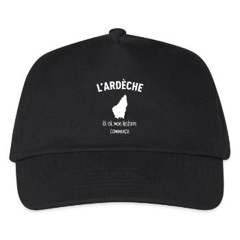 ardeche-histoire - Casquette de baseball Enfant - noir - Devant