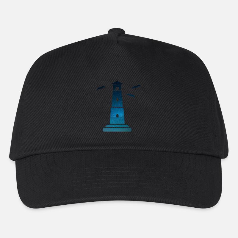 Lighthouse - Kids’ Baseball Cap - black