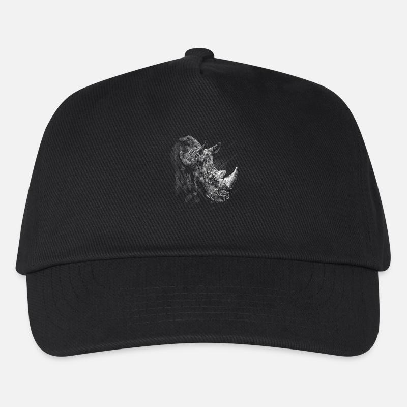 Nashorn - Kinder Basecap - Schwarz