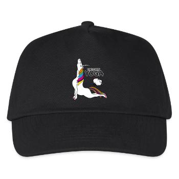 EINHORN YOGA - COBRA POSITION - Kinder Basecap - Schwarz - Vorne