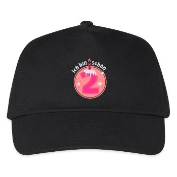 Two years old - Kids’ Baseball Cap - black - Front