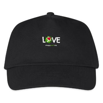 T-shirt de jour de la terre heureux « L'amour » - Casquette de baseball Enfant - noir - Devant
